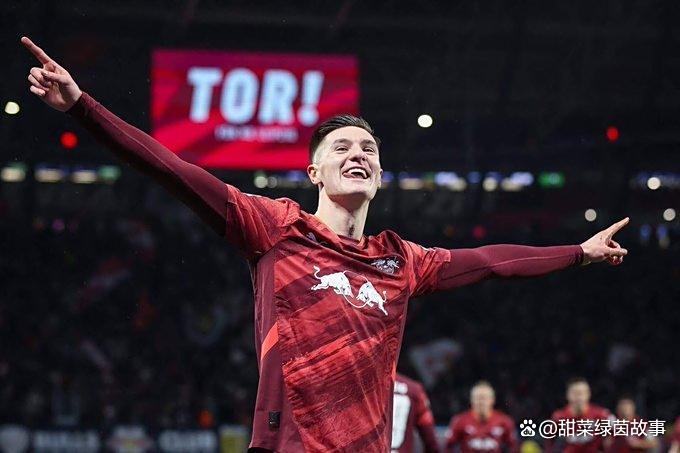 包含莱比锡前锋破门得手，成功晋级的词条